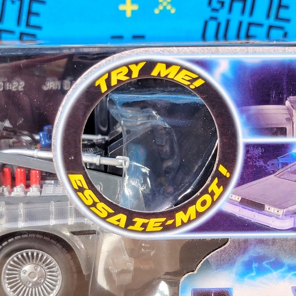 Jada Toys BTTF Part I TIME Machine W/Light 1:24 DIE-CAST Vehicle Gray - Picture 5 of 9